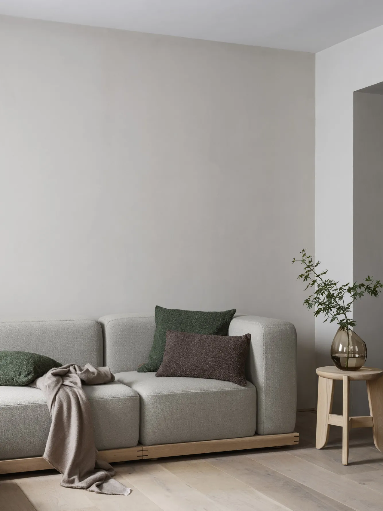 Blomus BOUCLE cushion cover 50x50 - Duck Green (66591)