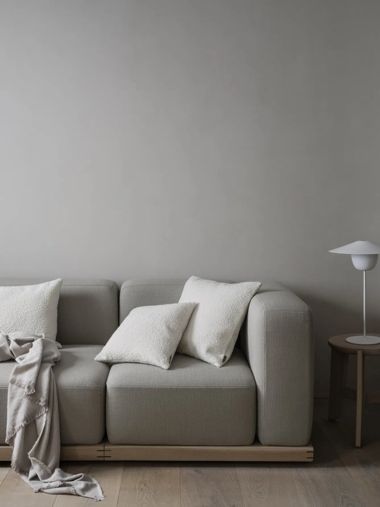 Blomus BOUCLE cushion cover 50x50 - Lily White (66585)