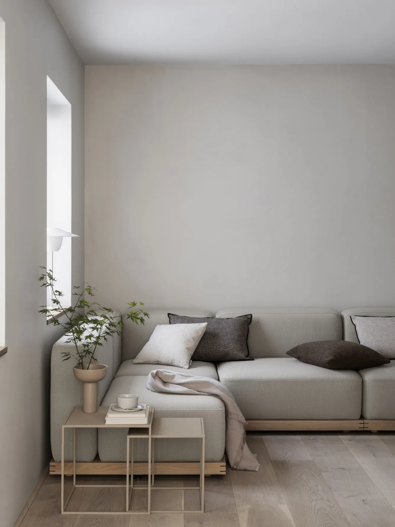 Blomus BOUCLE cushion cover 50x50 - Lily White (66585)