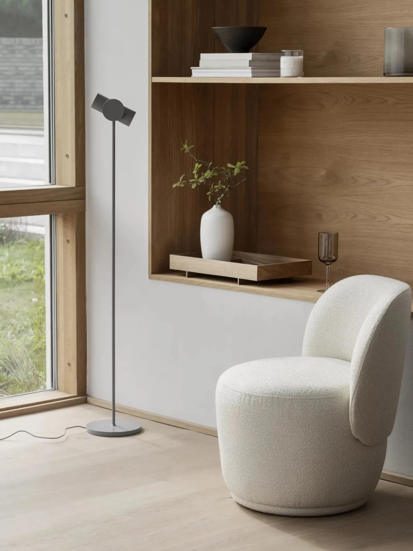 Blomus CEOLA vase 18 cm - color White (66167)