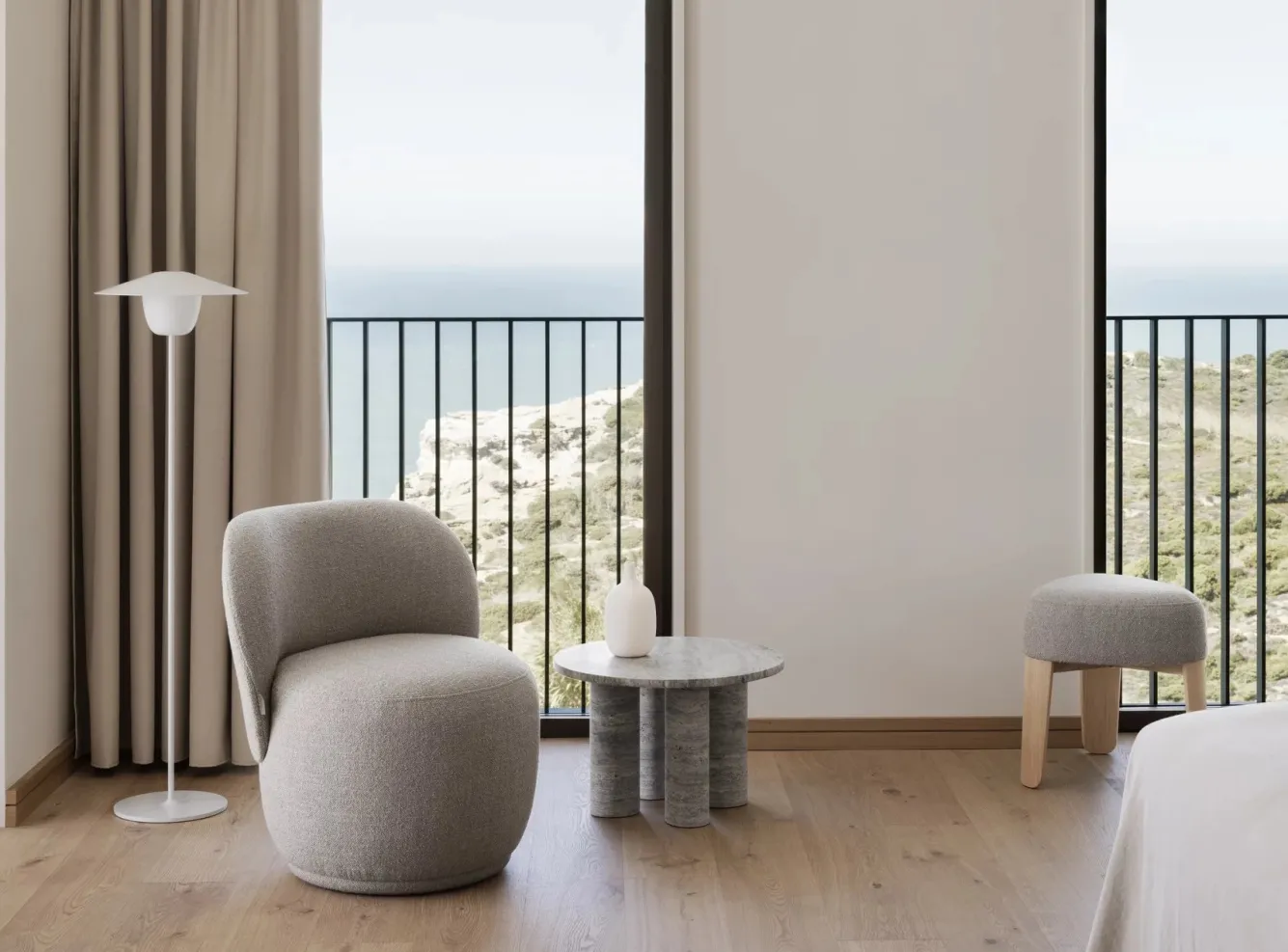 Blomus CEOLA vase 21 cm - color White (66171)