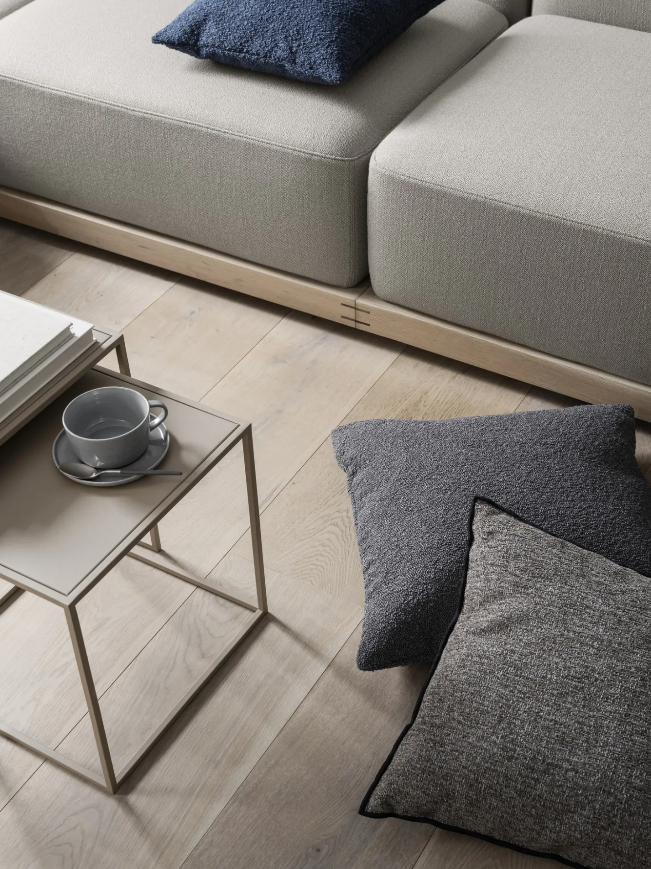 Blomus CHENILLE cushion cover 30x50 - Steel Gray (66545)