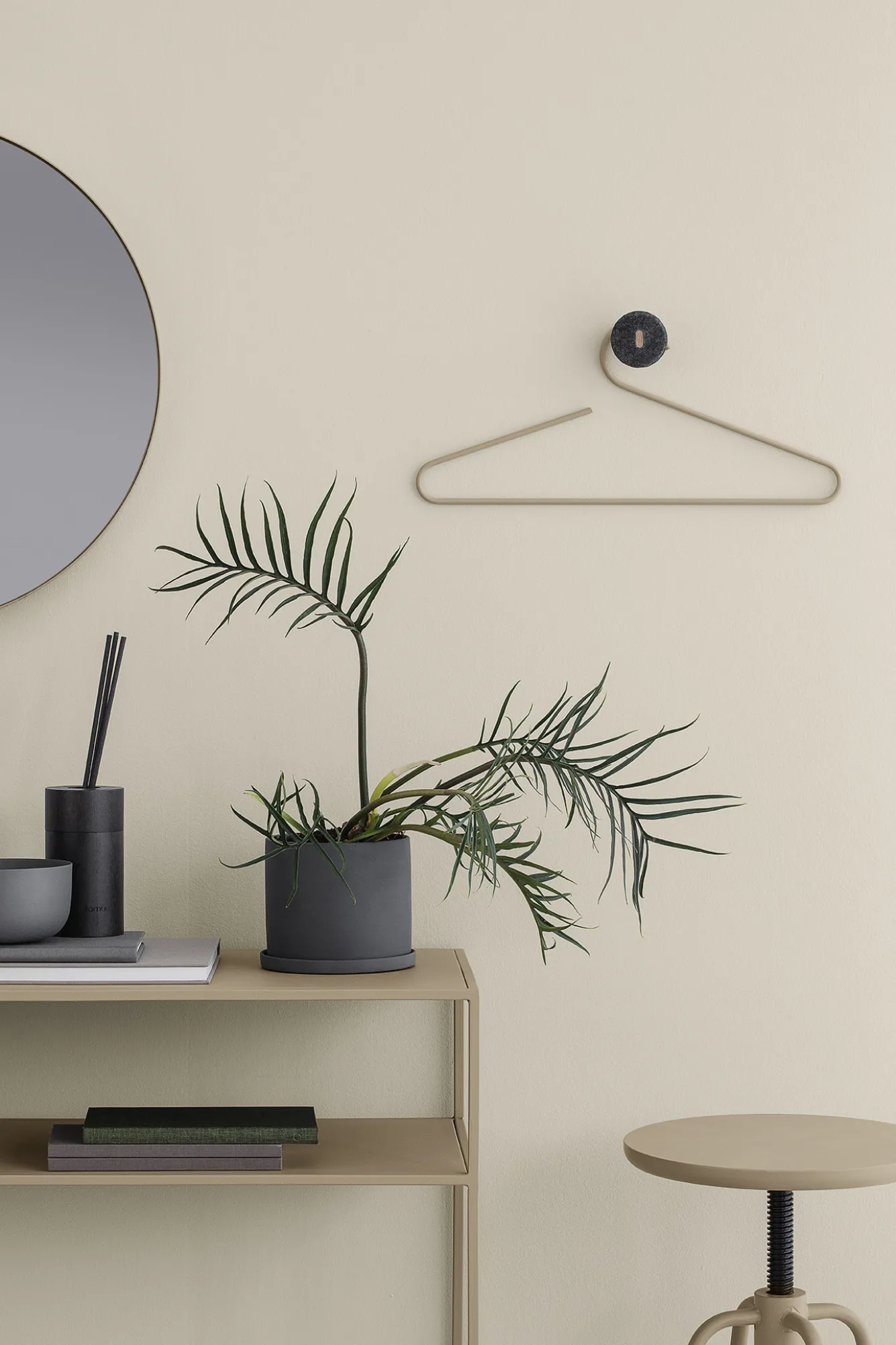 Blomus CURL clothes hanger Steel Gray (set / 2 pieces) 66006