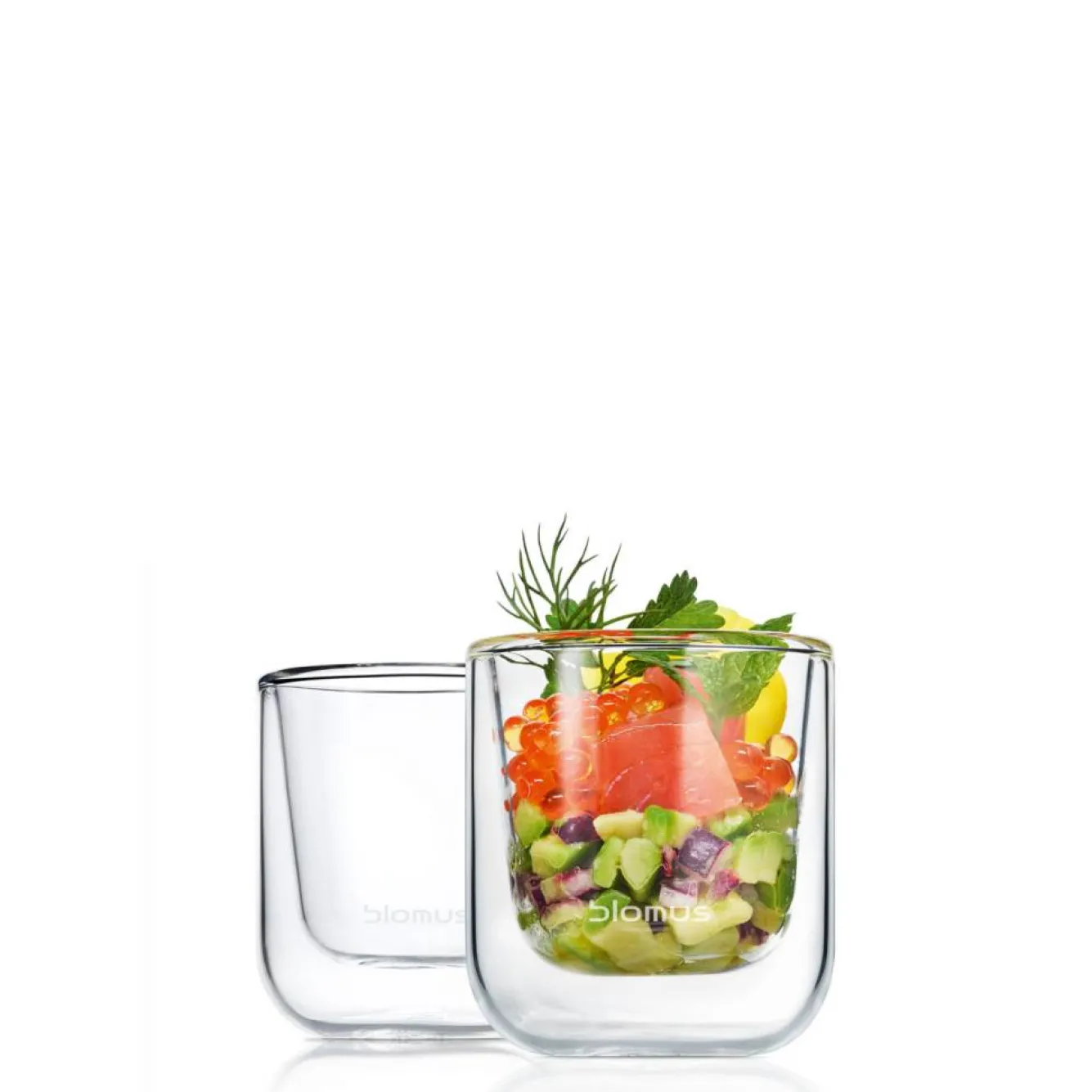 Blomus Double-walled glass NERO espresso (set/2) 63652