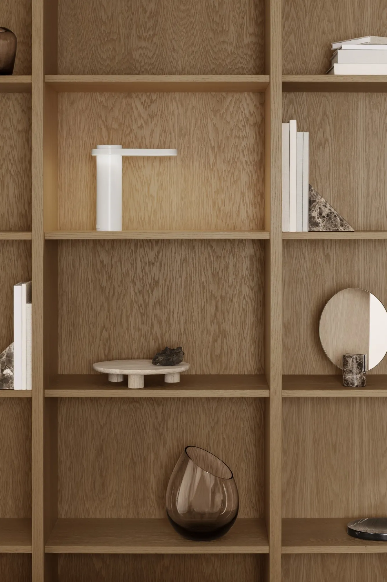 Blomus DROP vase - color Smoke Ø12.5 cm (65963)