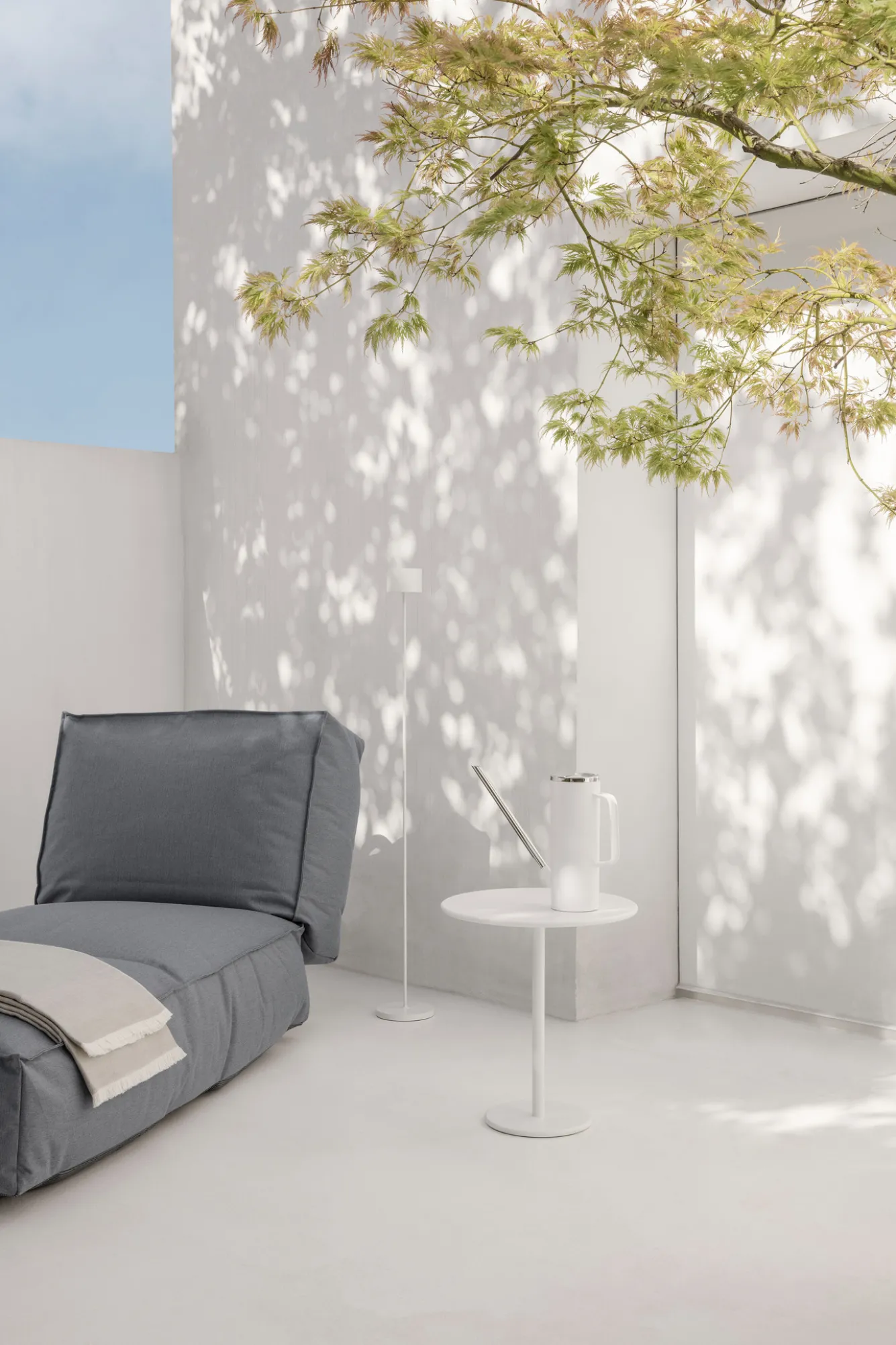 Blomus FAROL floor lamp color Warm Gray - 66129