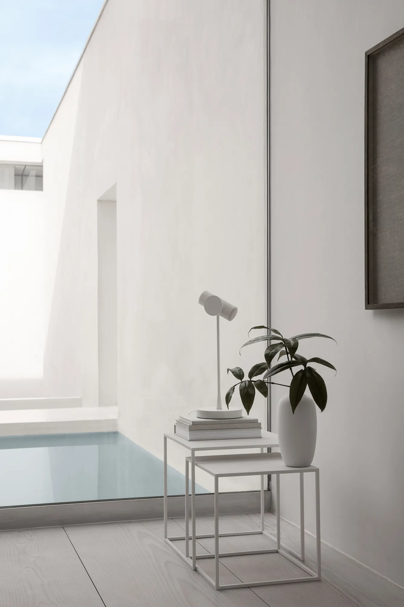 Blomus FERA set of 2 side tables color White (66198)
