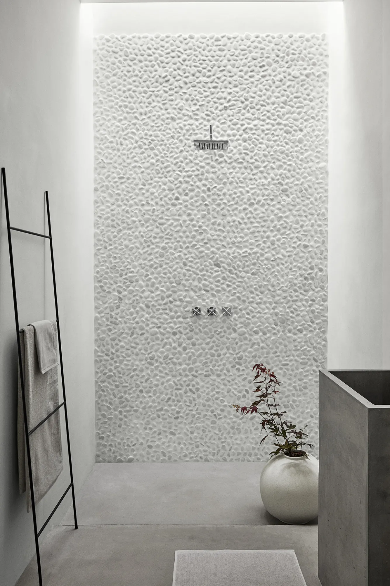 Blomus FERA towel ladder black powder coated (69078)