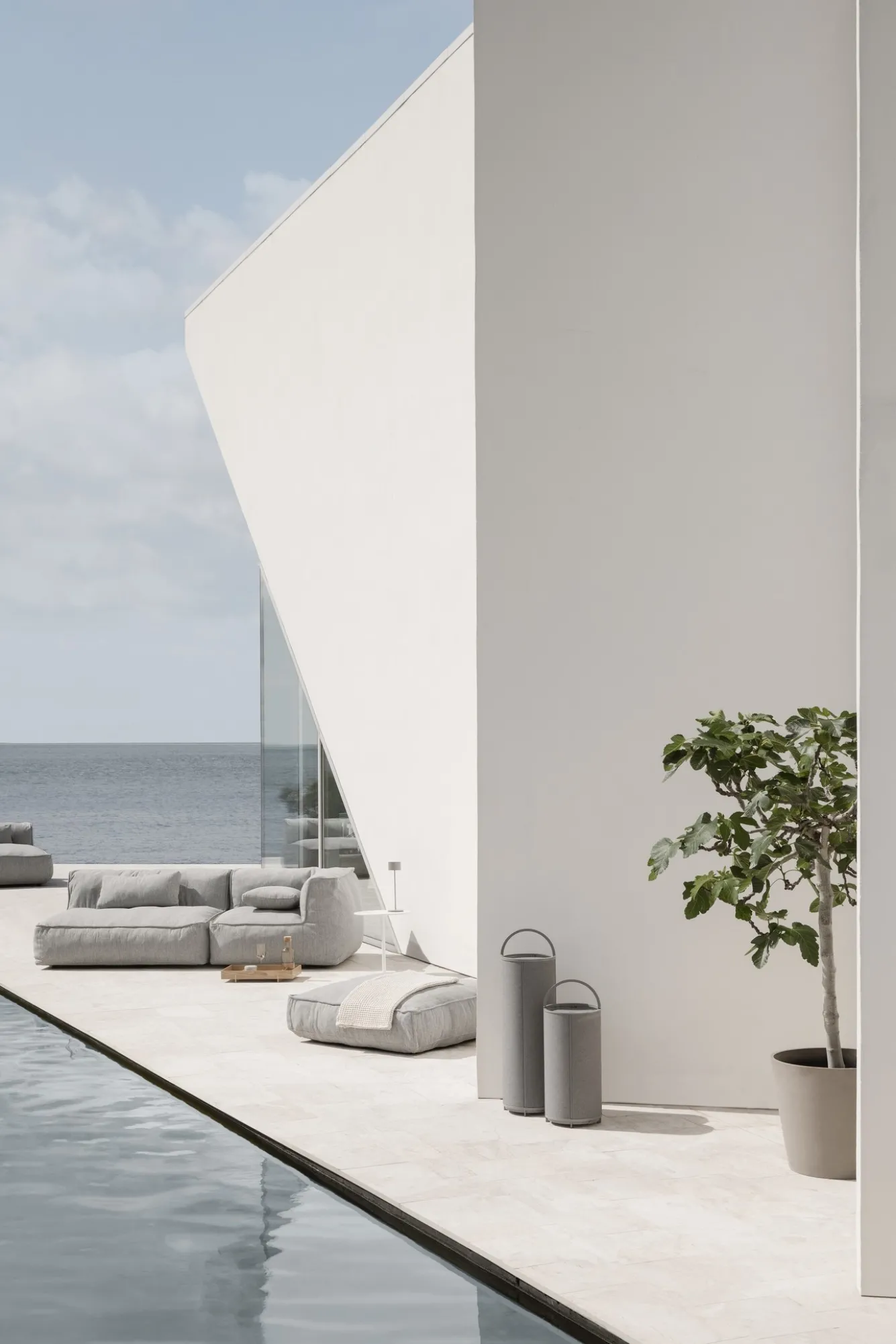 Blomus GROW module M1 Coal (62070) - corner seat