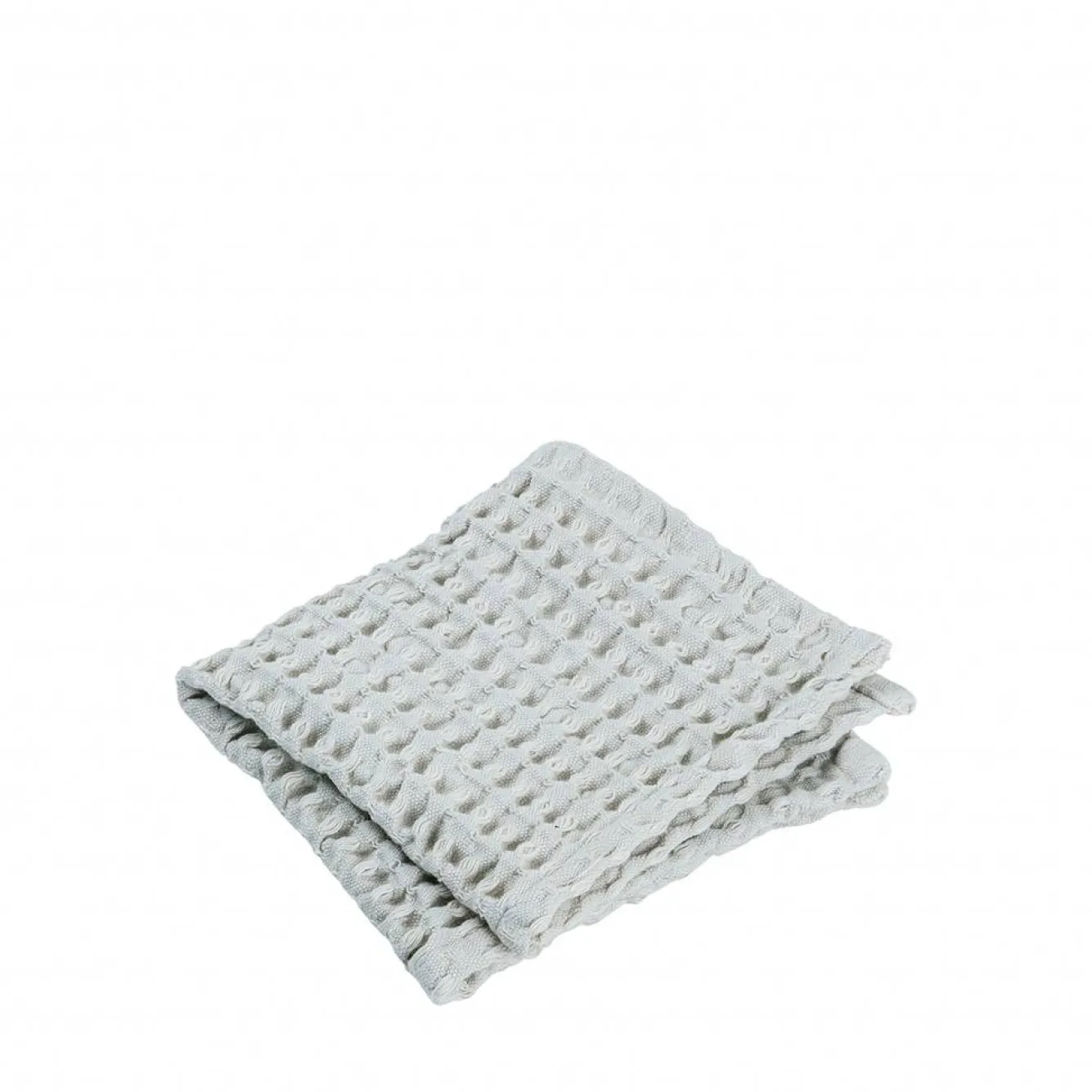 Blomus Guest towel (set / 2) waffle pattern 30x30 cm CARO color Micro Chip, light gray, 400 gr / m² (69008)