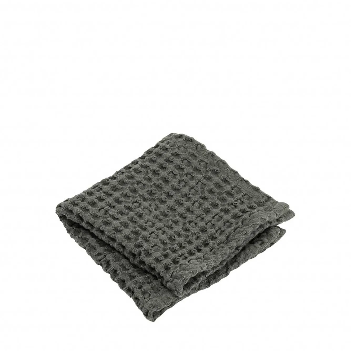 Blomus Guest towel (set / 2) waffle pattern 30x30 cm CARO color Agave Green, olive green, 400 gr / m² (69004)