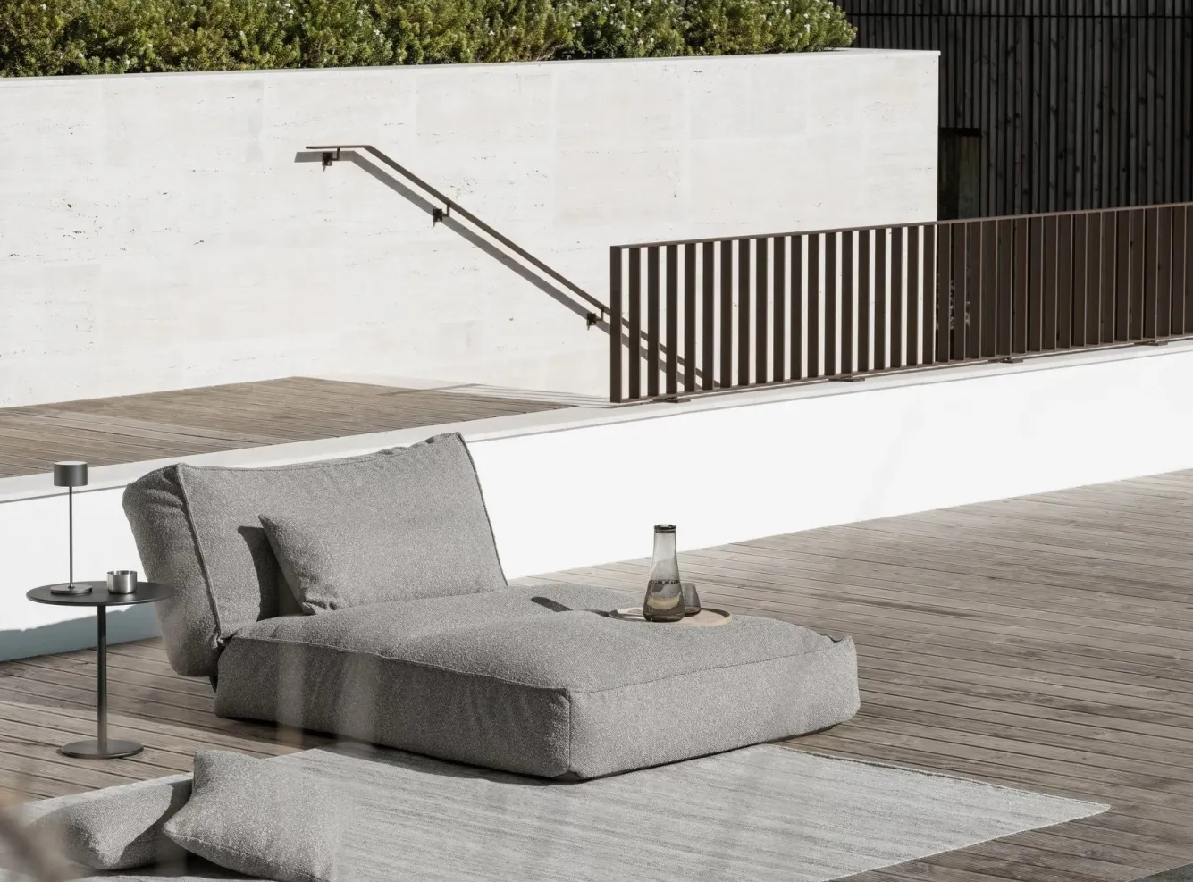 Blomus KIVA outdoor rug color Beige Melange (small)