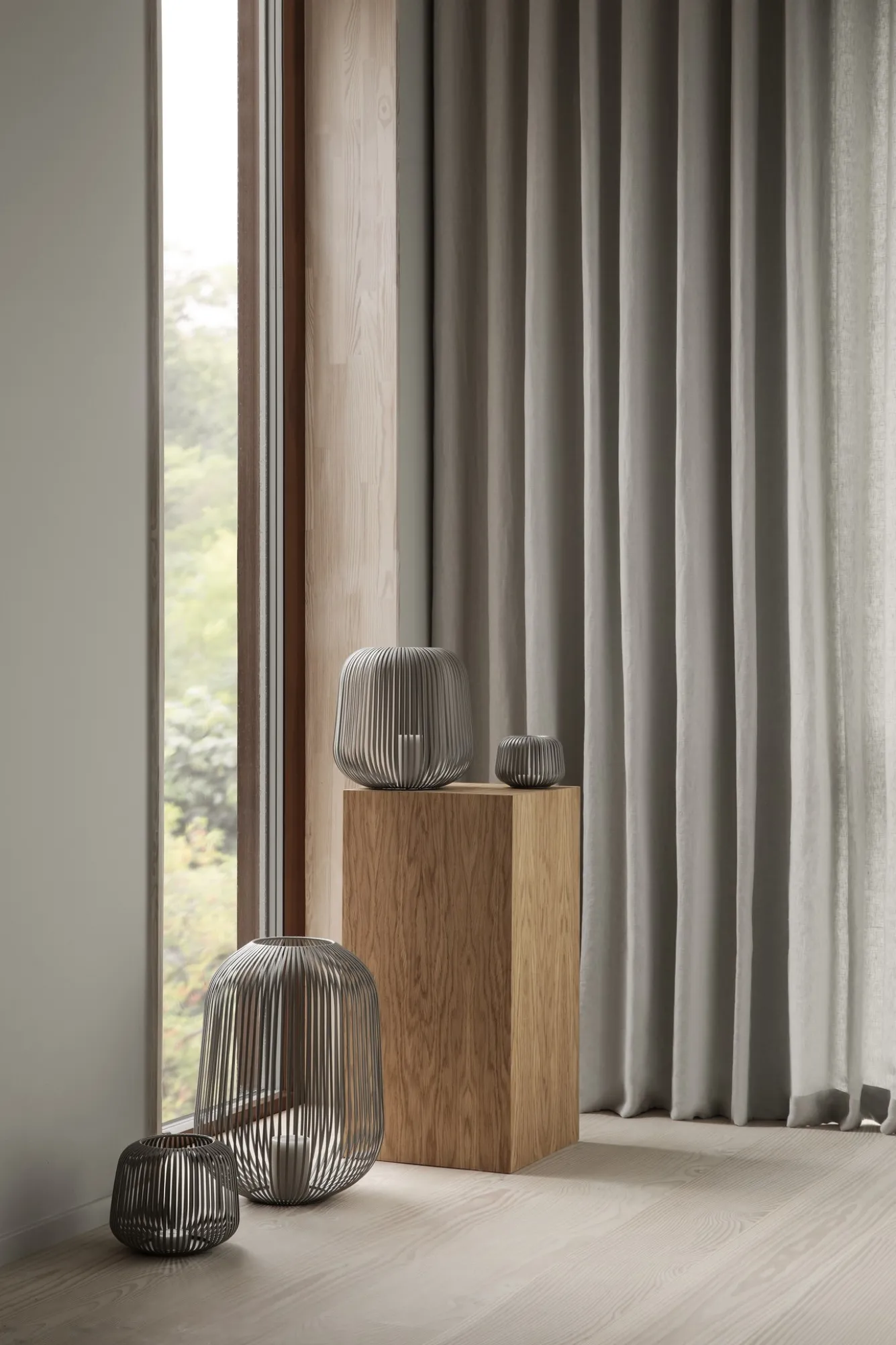 Blomus LITO lantern color Steel Gray (small) 66147