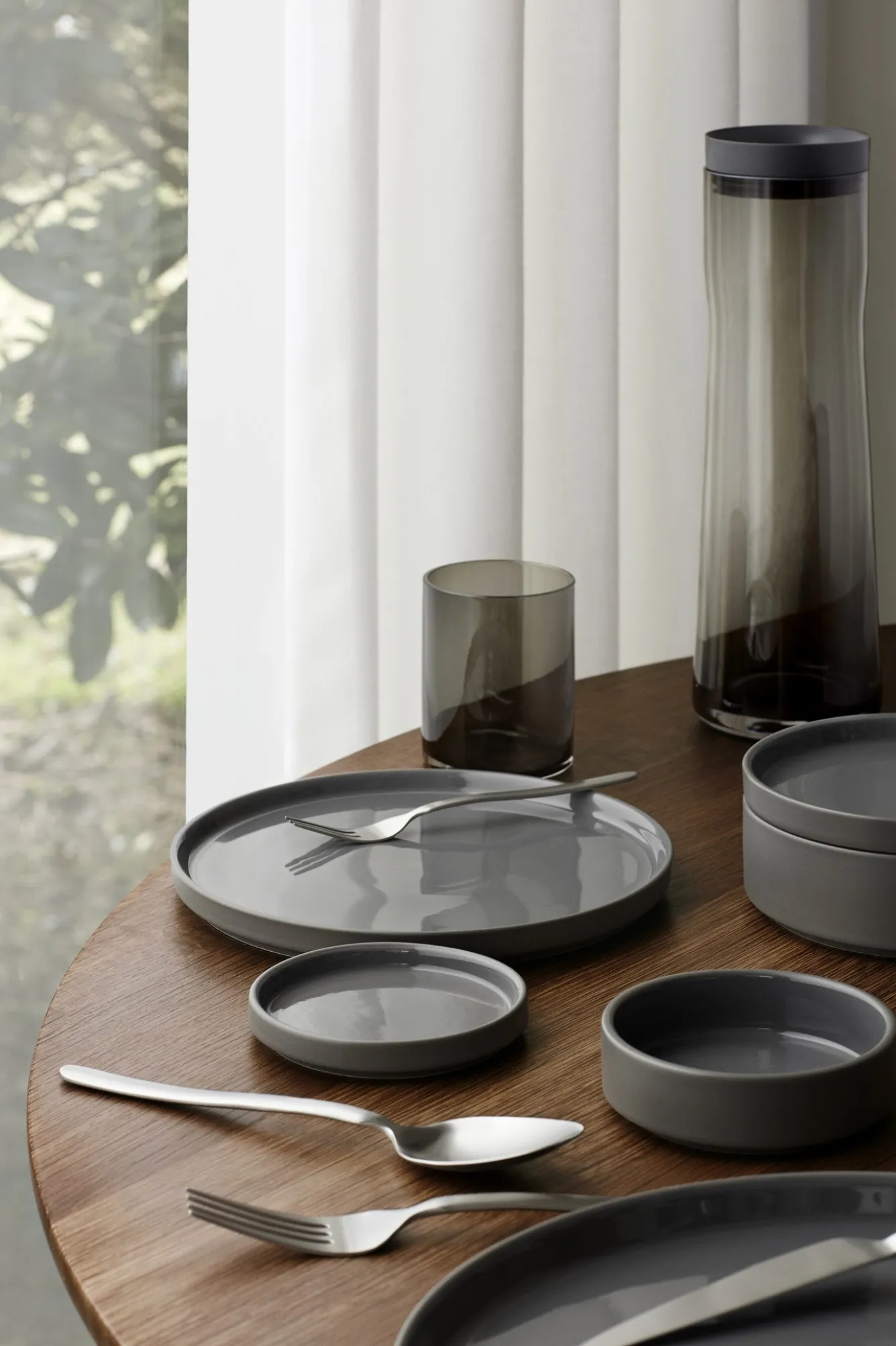 Blomus PILAR bowl/dish 8.5 cm (set/4) color Pewter (63968)