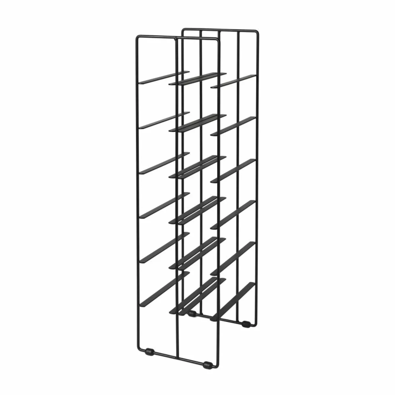 Blomus PILARE wine rack / bottle rack color Black (65776) 12 bottles