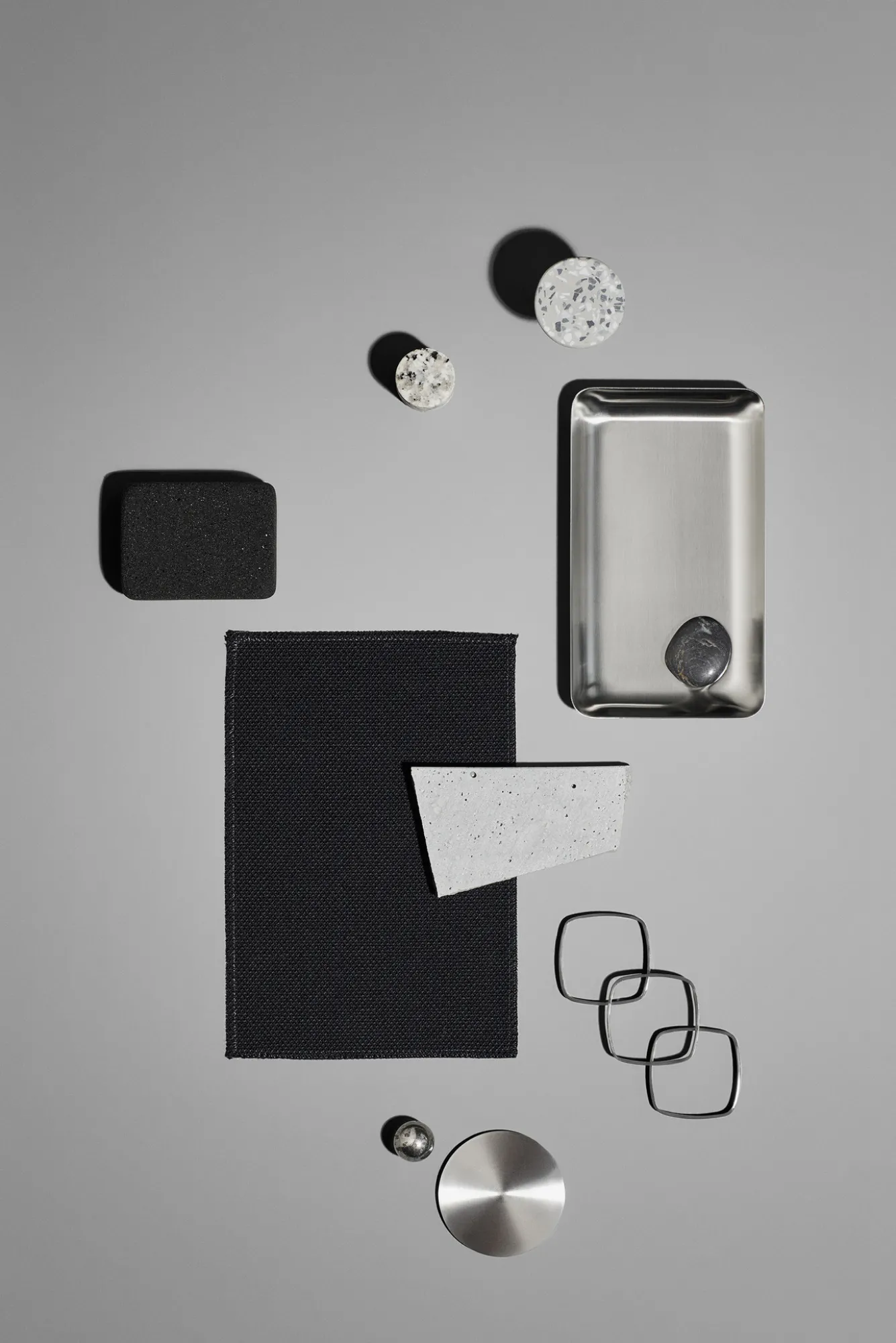 Blomus PONTO wall hooks (set/4) Terrazzo color Gray - 65900