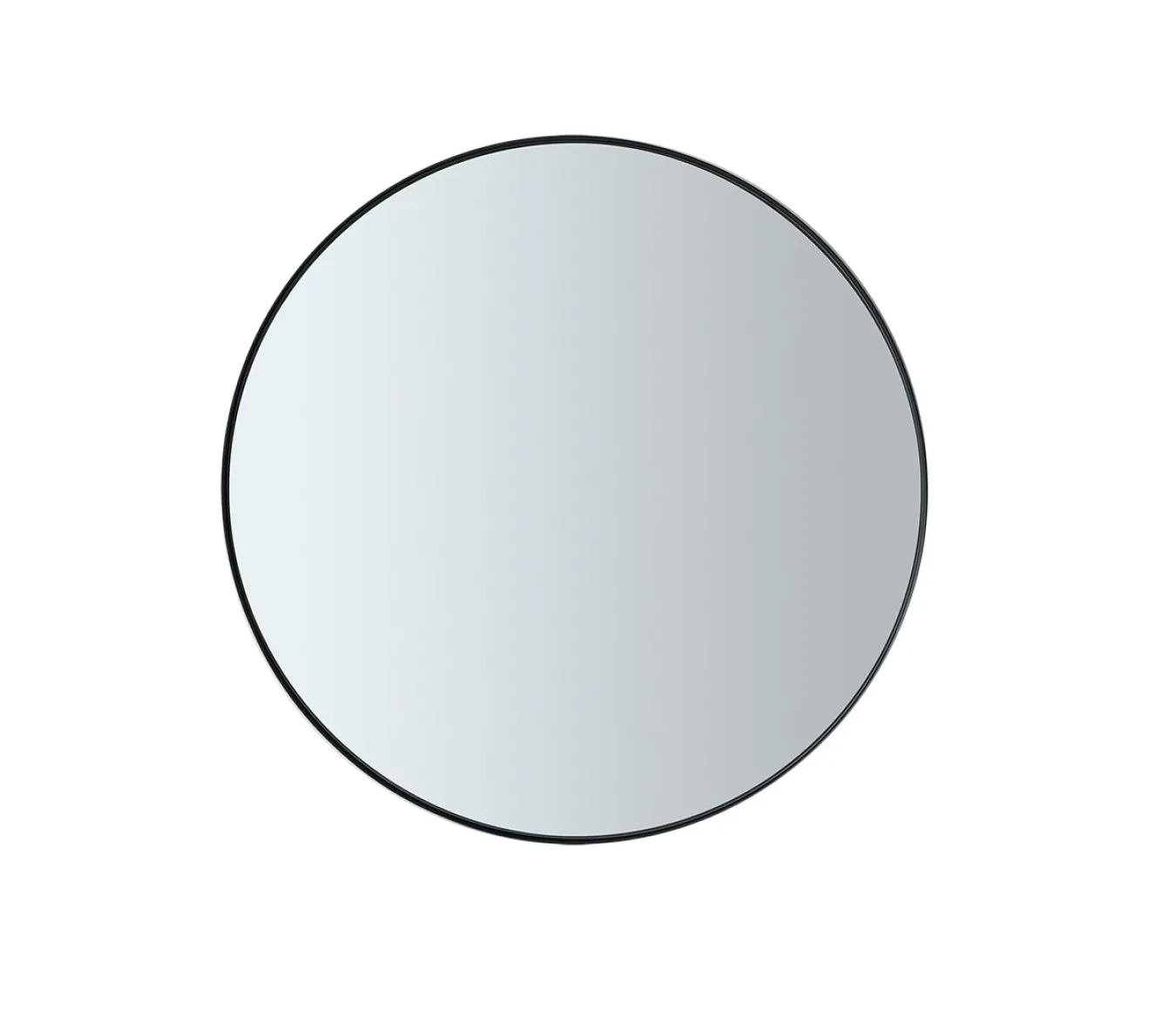 Blomus RIM wall mirror 50 cm Black (66078) smoked glass