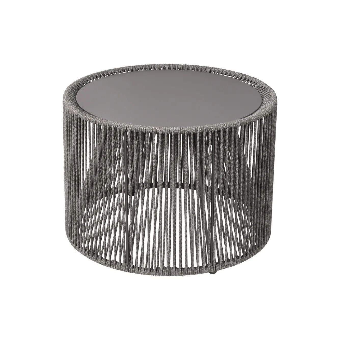 Blomus ROPE side table color Coal (medium) 66728