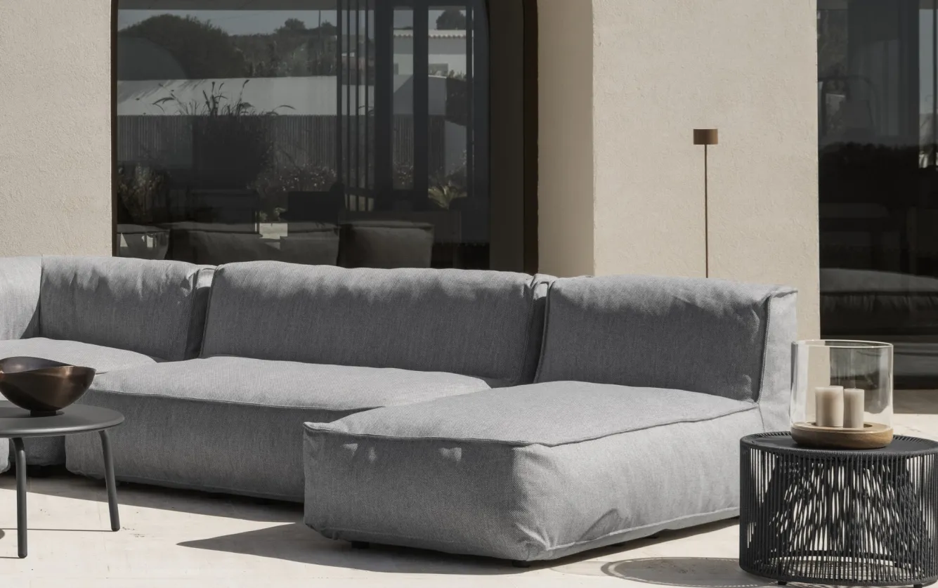 Blomus ROPE side table color Coal (medium) 66728