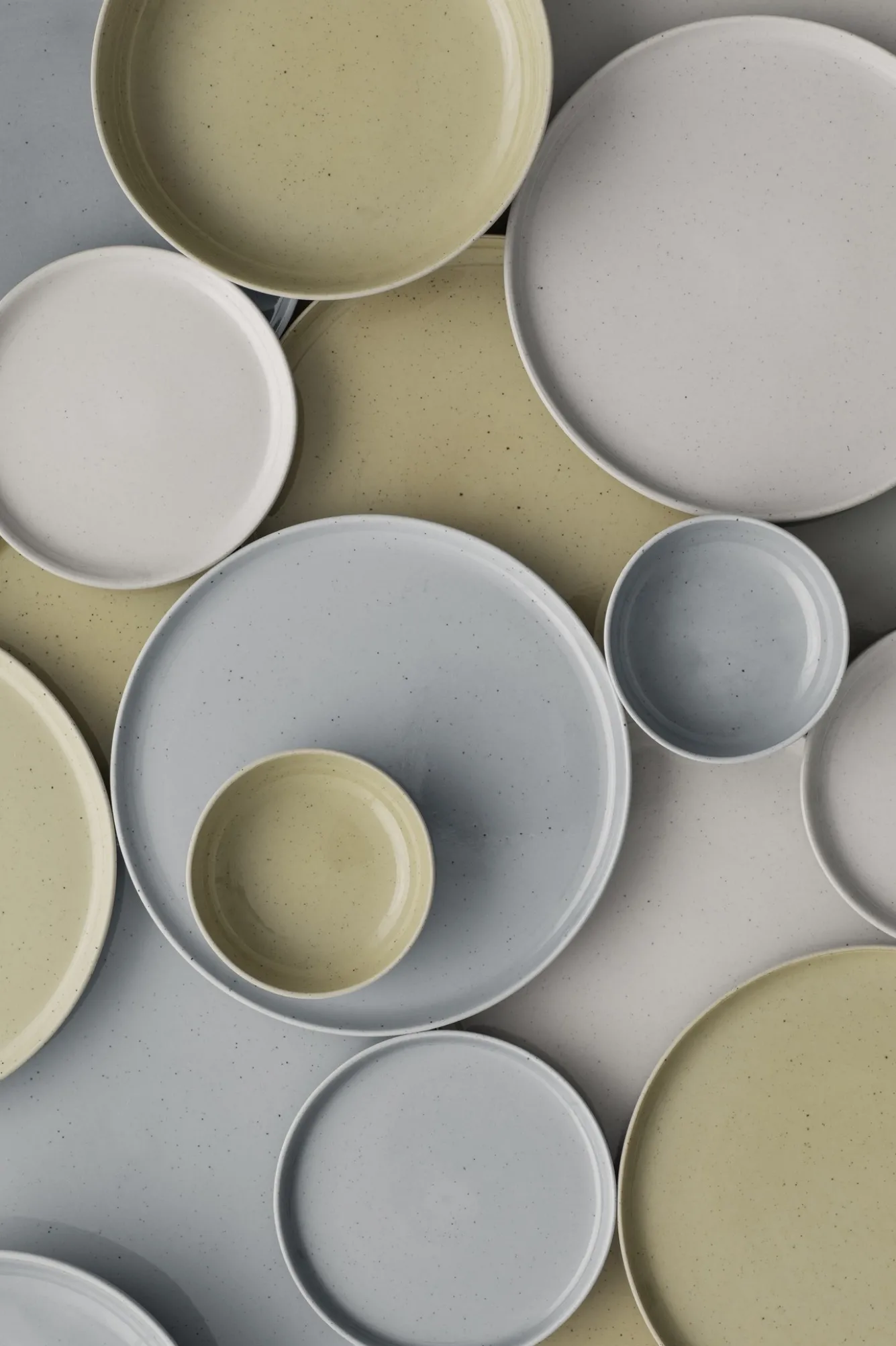 Blomus SABLO Stone - cup and saucer (64316) set/2