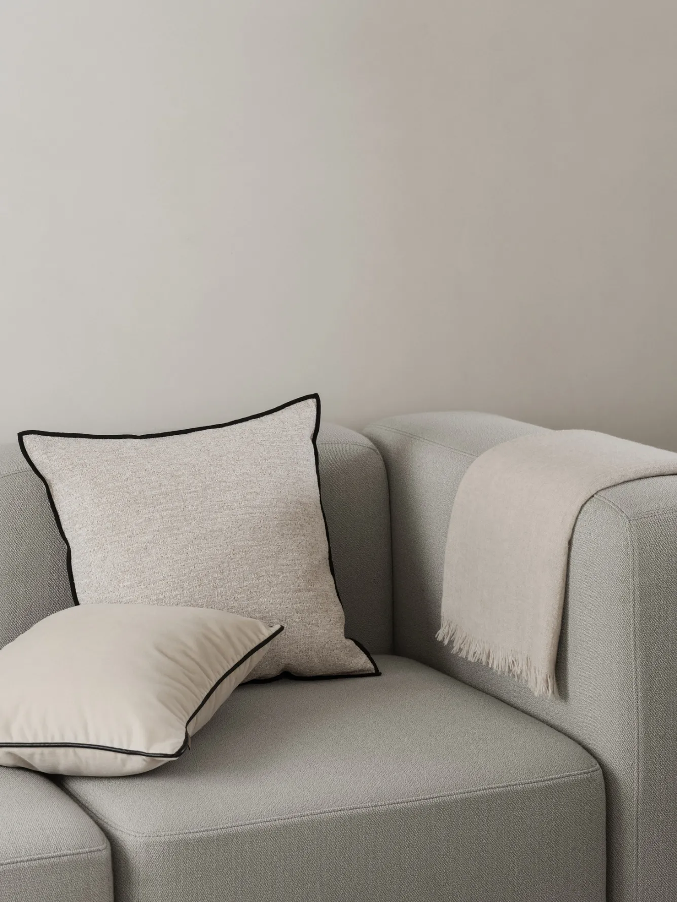 Blomus VELVET cushion cover 30x50 - Moonbeam (66560)