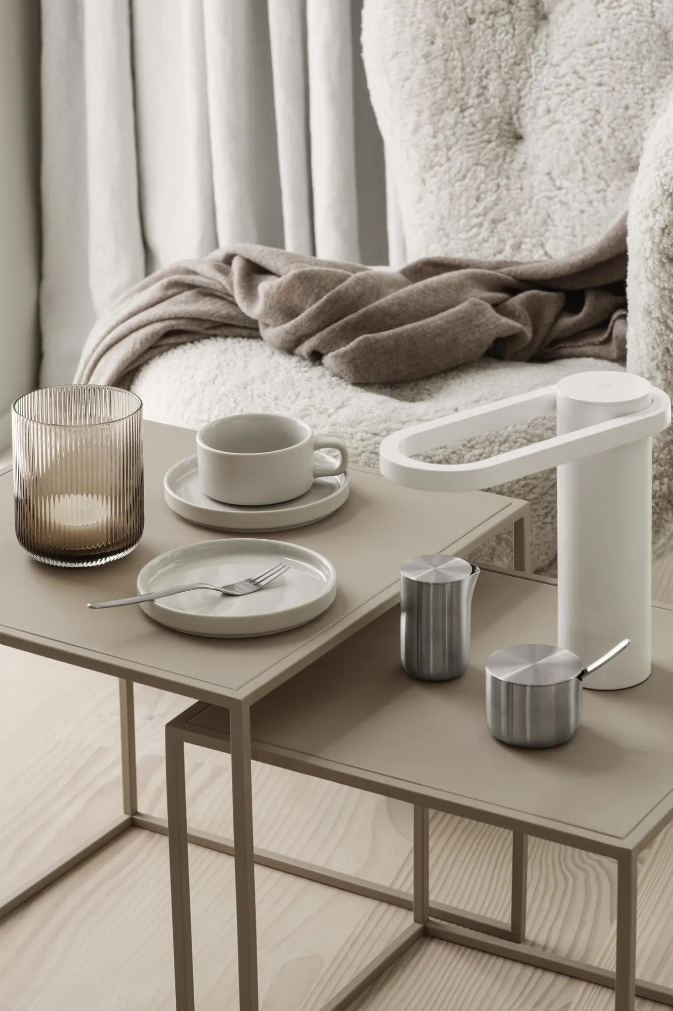 Blomus VEN wind light / candle holder Coffee Ø 17.5 cm - Large (66253)
