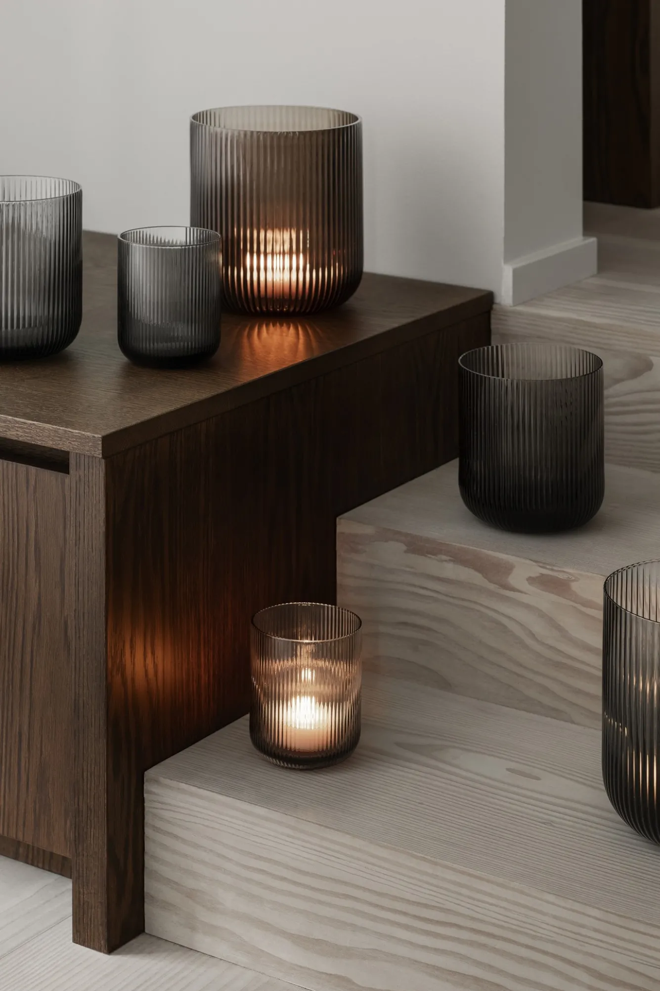 Blomus VEN wind light / candle holder Smoke Ø 9.5 cm - Small (66248)