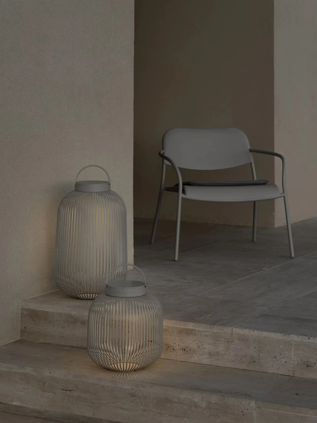 Blomus YUA lounge chair Silk Gray (62173)