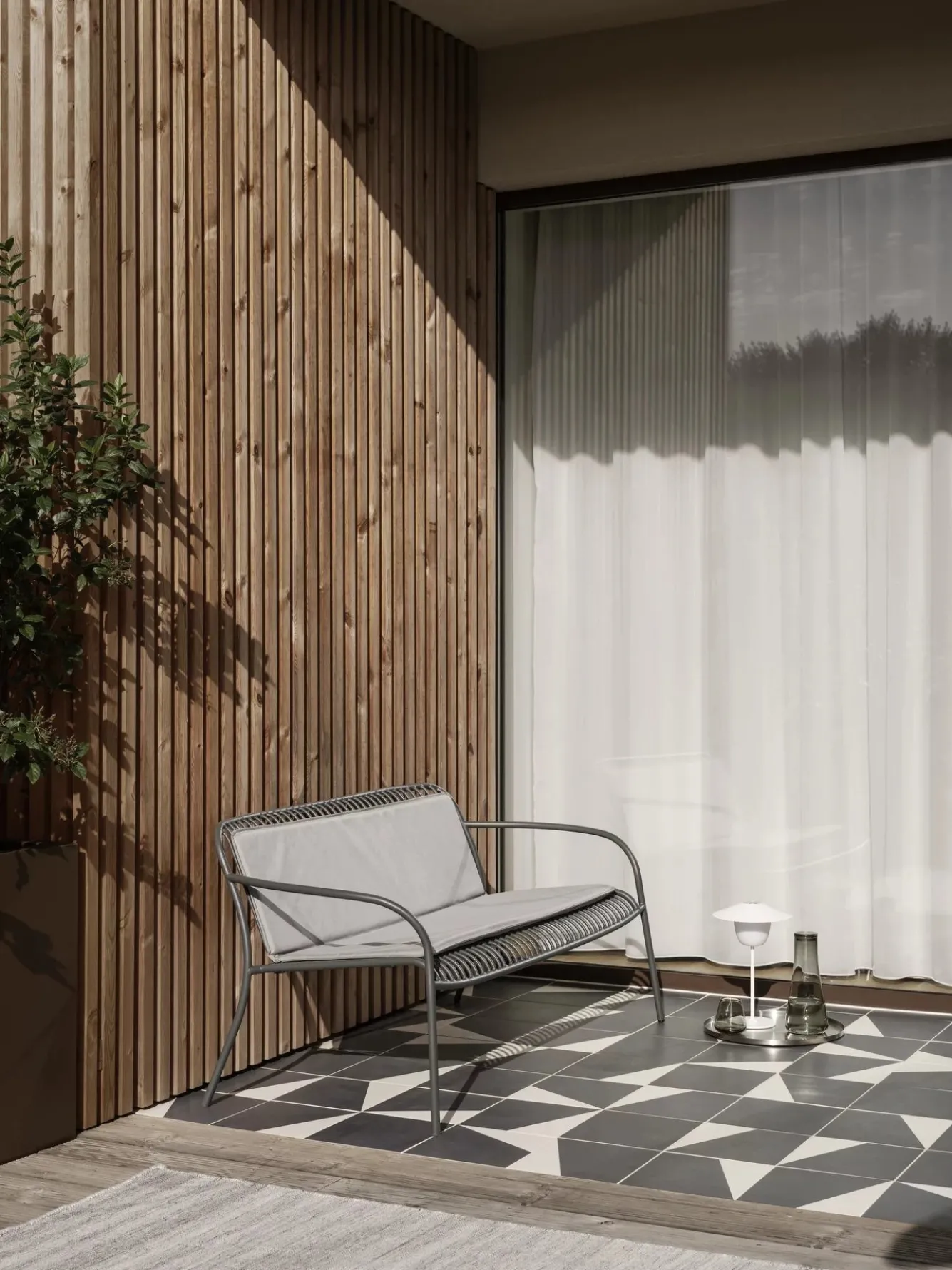 Blomus YUA seat cushion for lounge sofa 111x75 cm