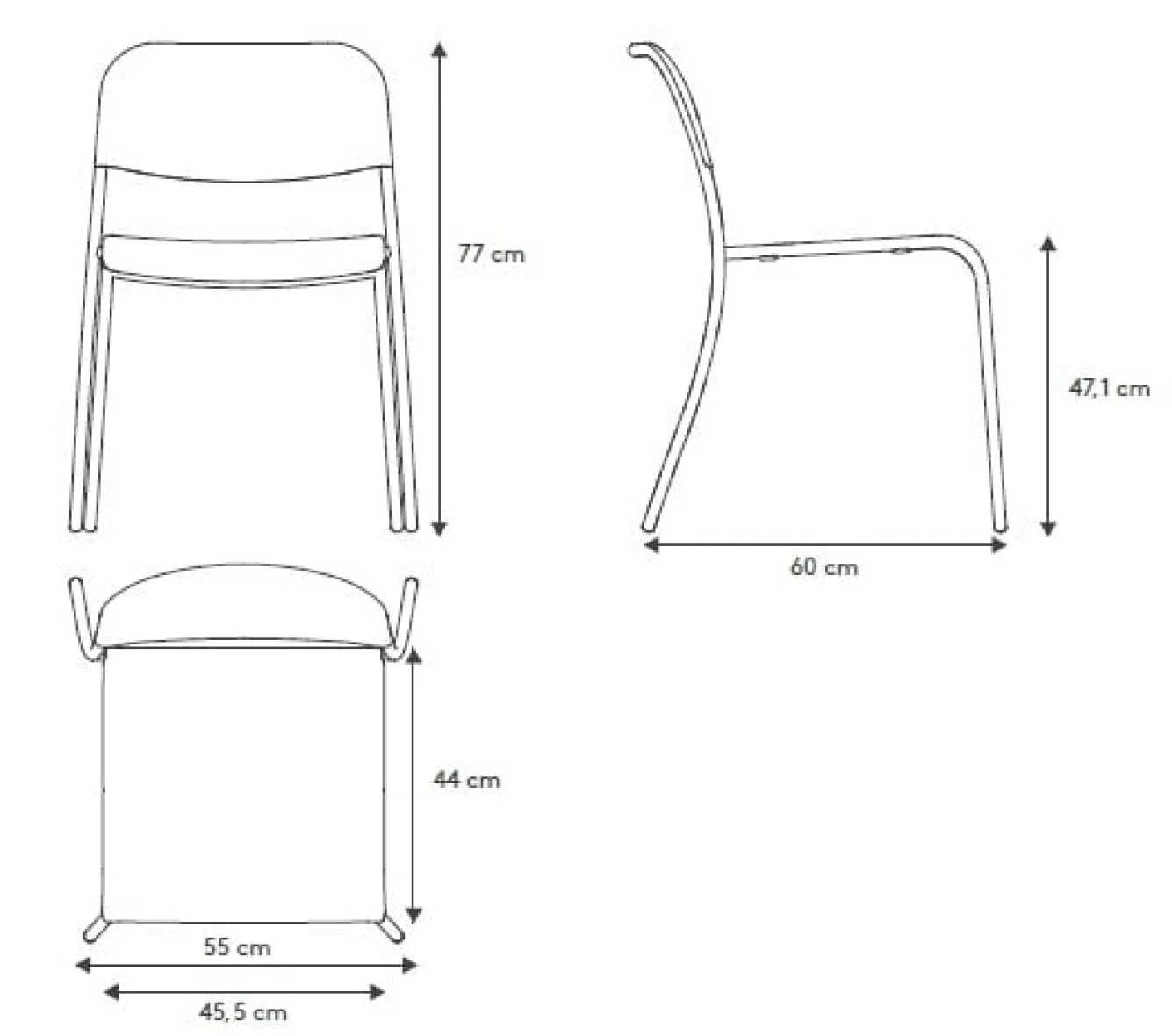 Blomus YUA WIRE garden chair Silk Gray (62177)