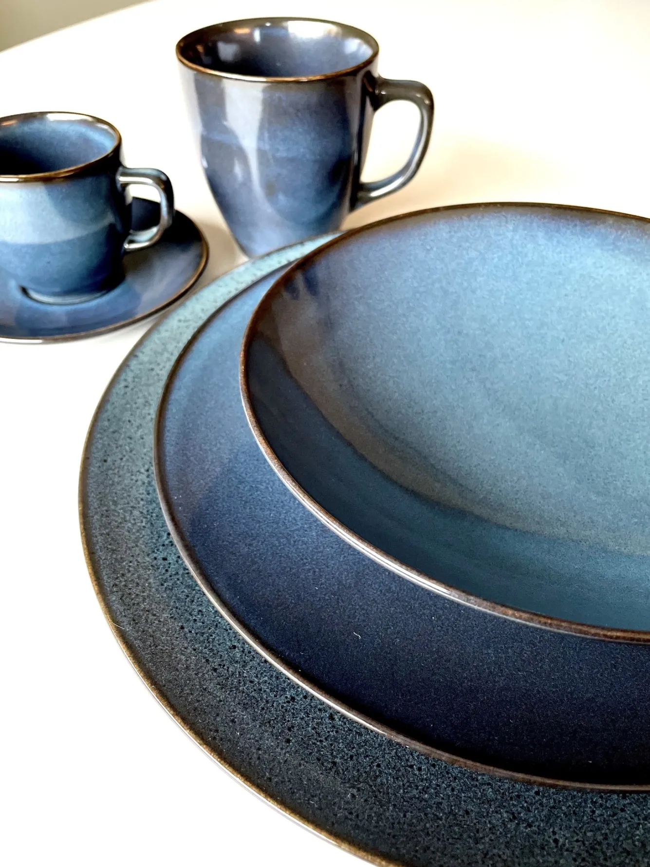 BonBistro CIRRO bowl / serving dish 23 cm - Dark blue (740984)