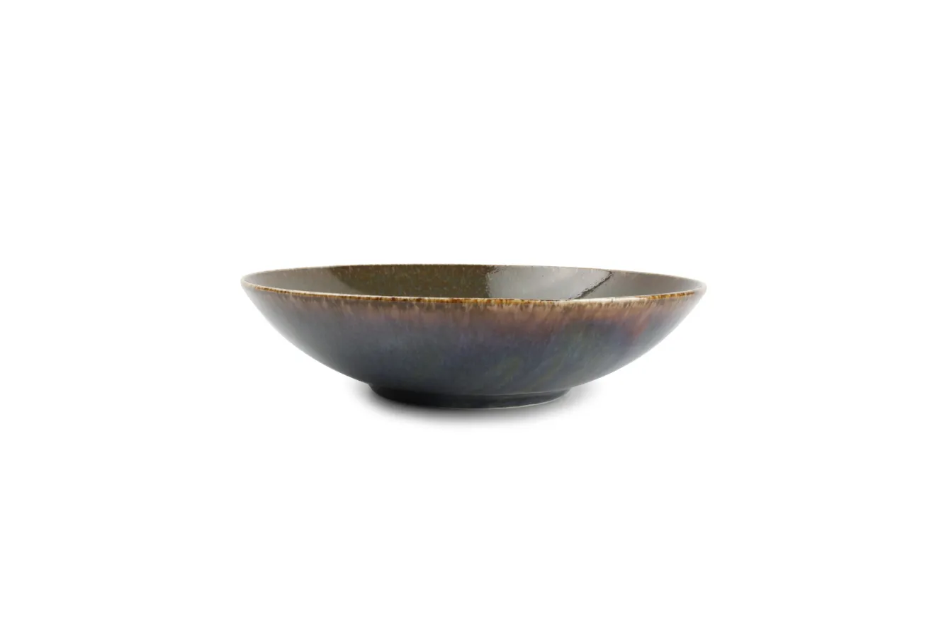 BonBistro CIRRO deep plate 21 cm - Green multi (740560)