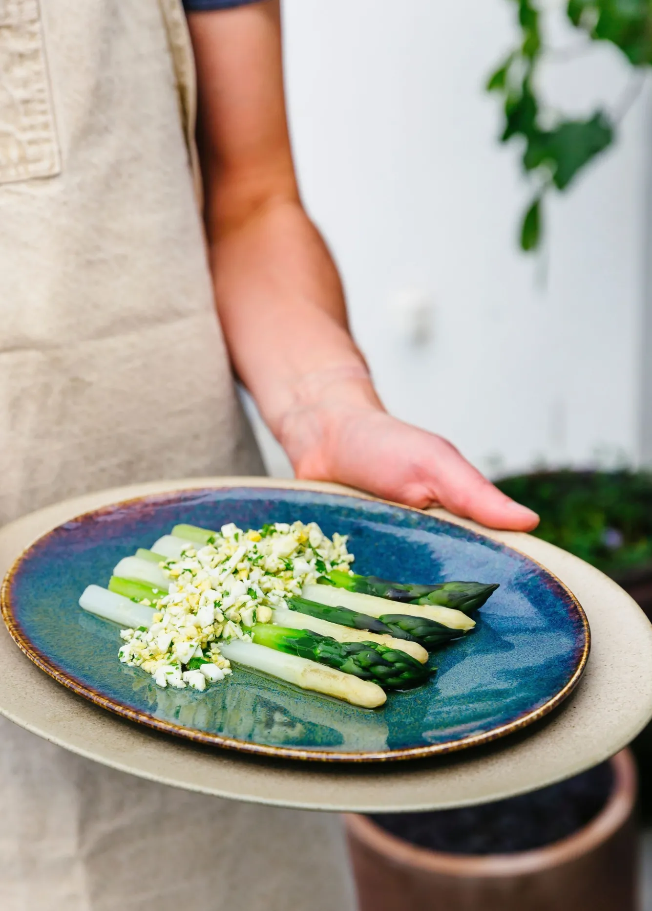 BonBistro CIRRO deep plate 21 cm - Green multi (740560)