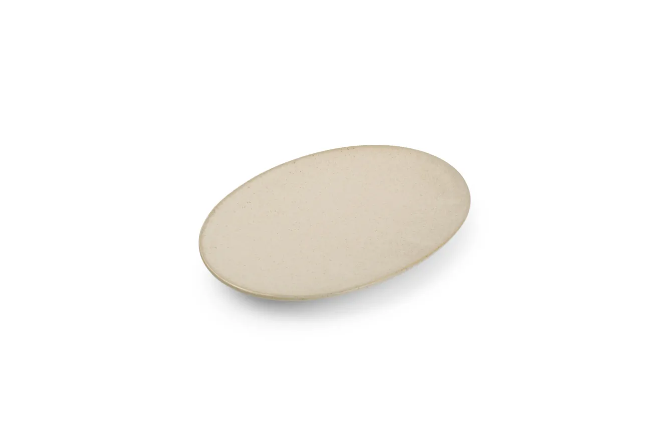 BonBistro CIRRO flat plate oval 24 cm - Beige (740954)