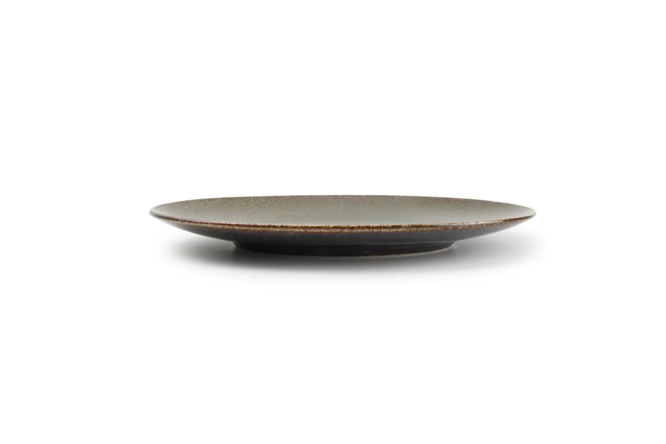 BonBistro CIRRO flat plate oval 24 cm - Green multi (740555)