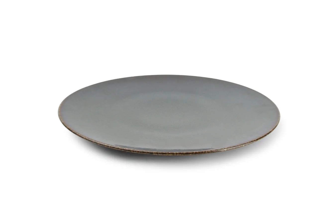 BonBistro CIRRO flat plate / serving plate 32 cm - Green multi (740552)