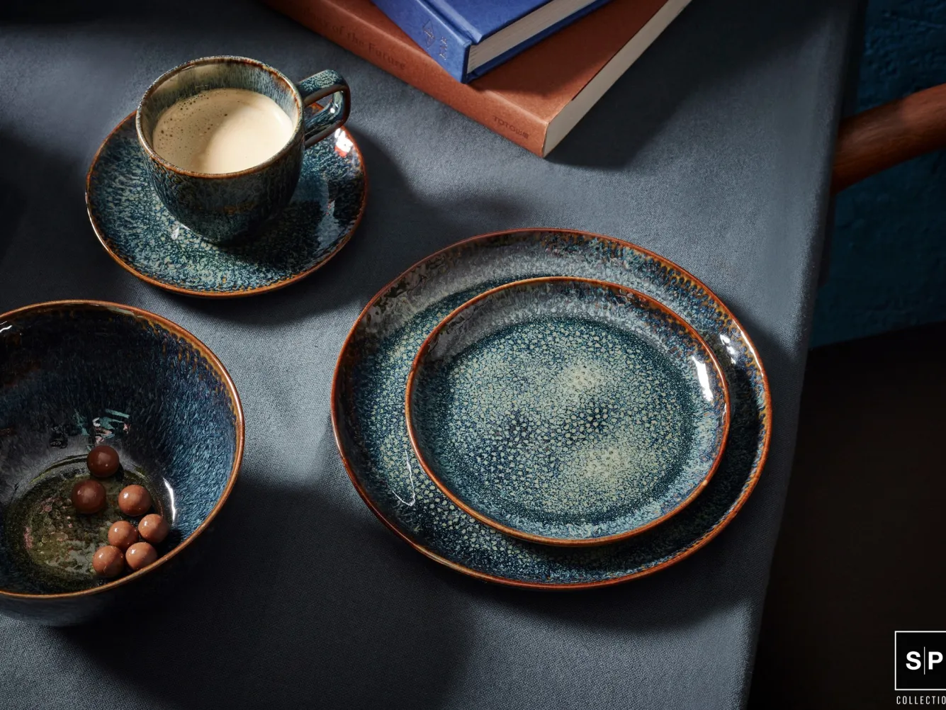 SP MIELO bowl 15.5 cm sapphire (set / 4) 840170