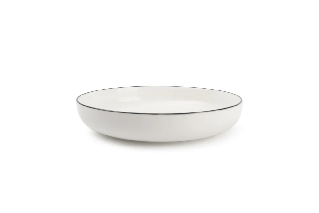SP STUDIO BASE deep plate 21.5 cm white (set/4) 850005
