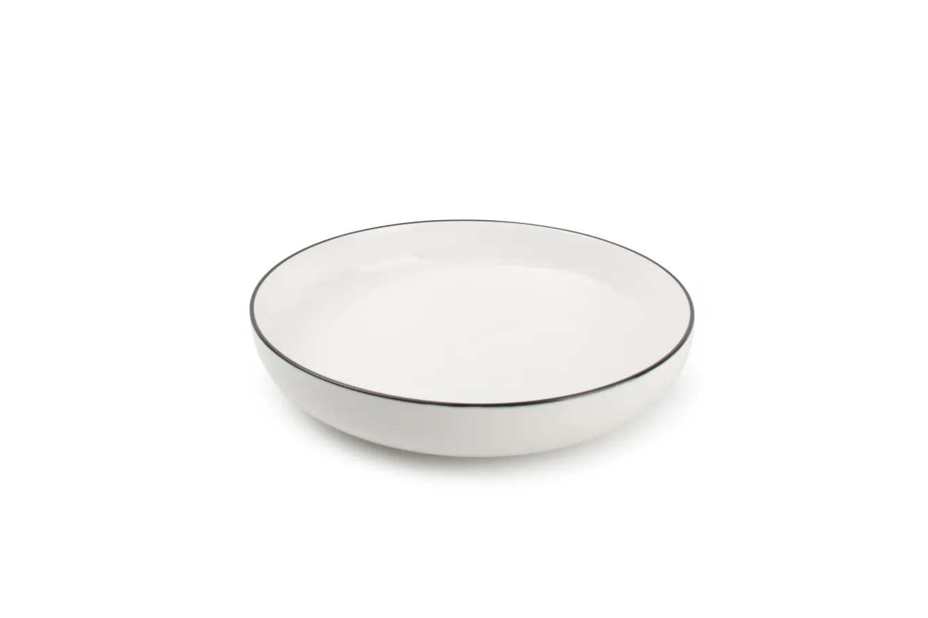 SP STUDIO BASE deep plate 21.5 cm white (set/4) 850005