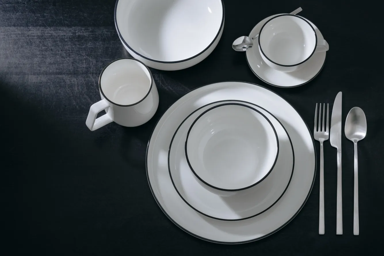 SP STUDIO BASE deep plate 21.5 cm white (set/4) 850005