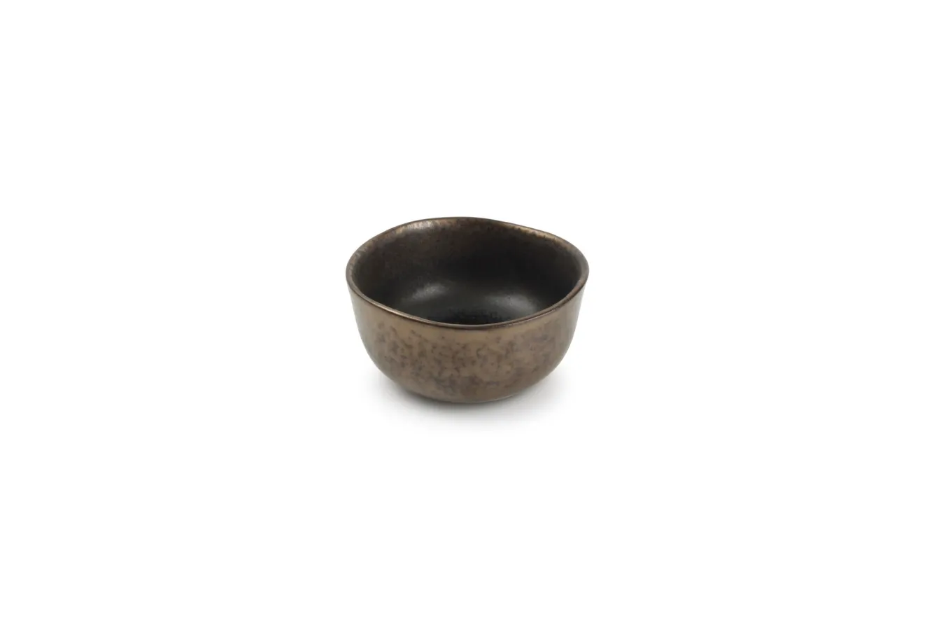 SP STUDIO URBAN bowl 10 cm gold graphite (set / 4) 803250
