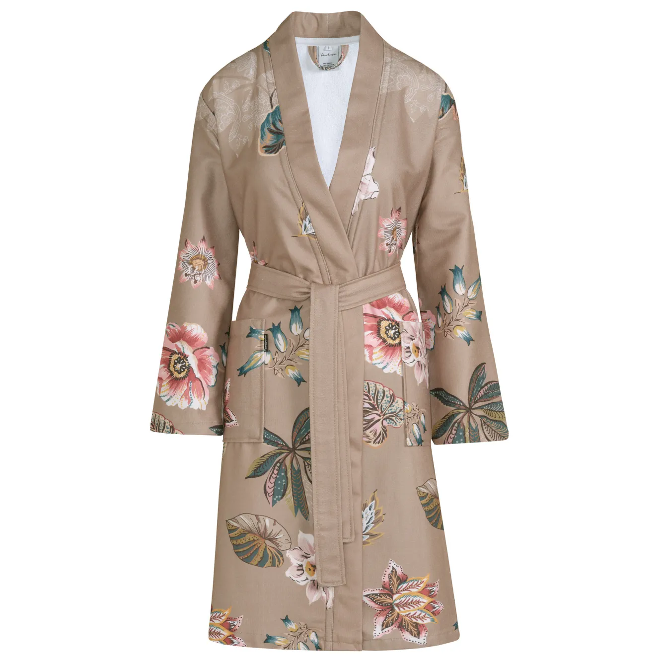 Vandyck Bathrobe FLORA color Fudge-183 (BAGE22203)