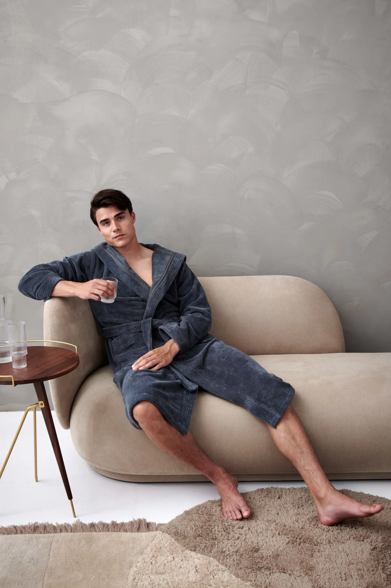 Vandyck Bathrobe TAYLOR color Olive green