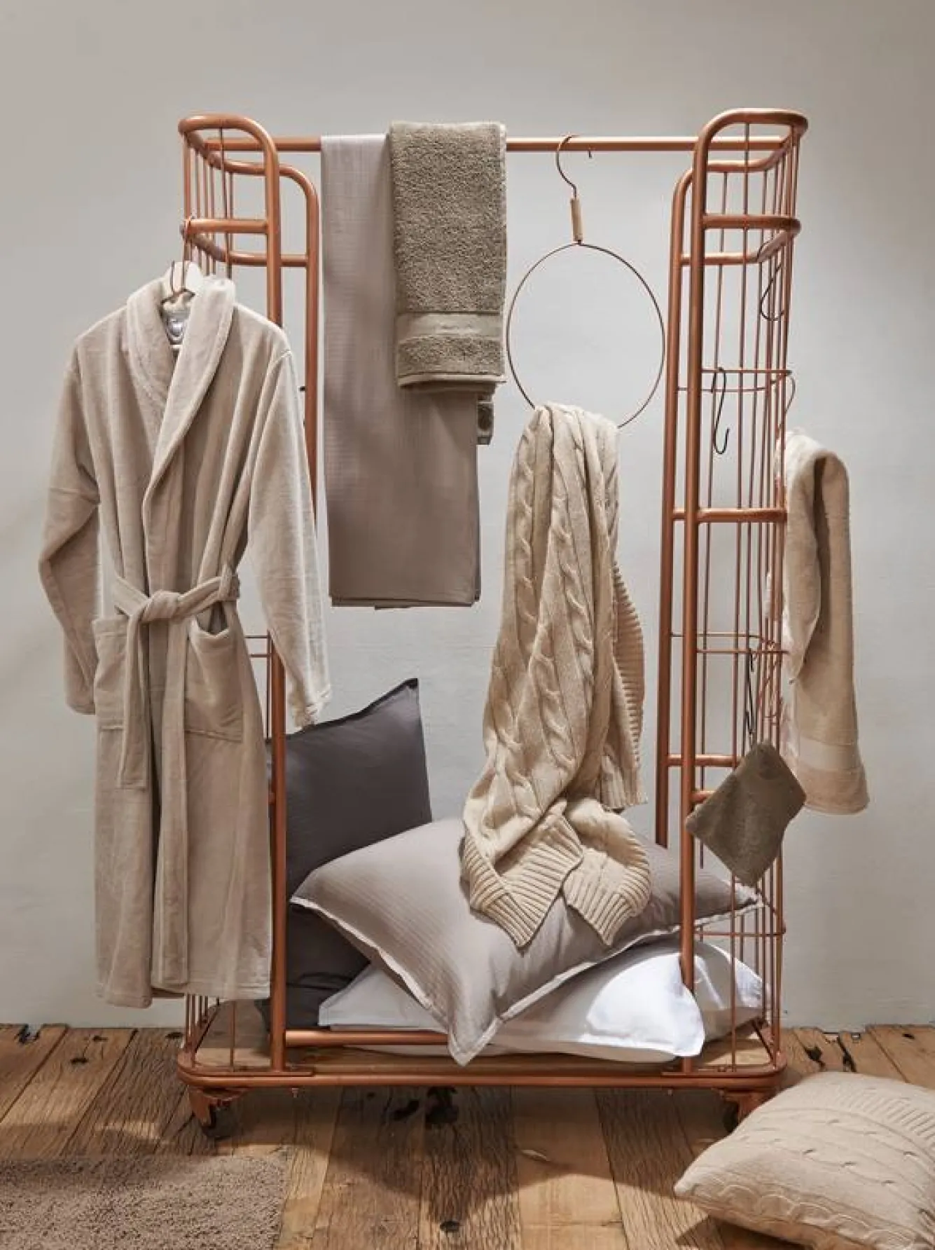 Vandyck BEAUMONT bathrobe Navy-036