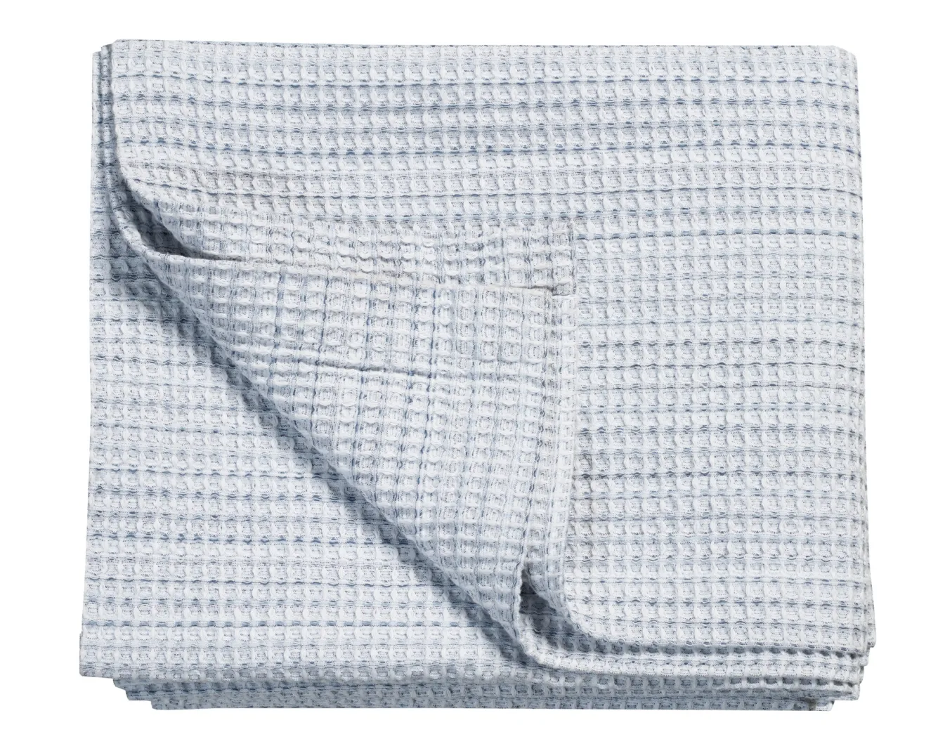 Vandyck Bedspread / waffle blanket PURE 31 Faded Denim 260x260 cm