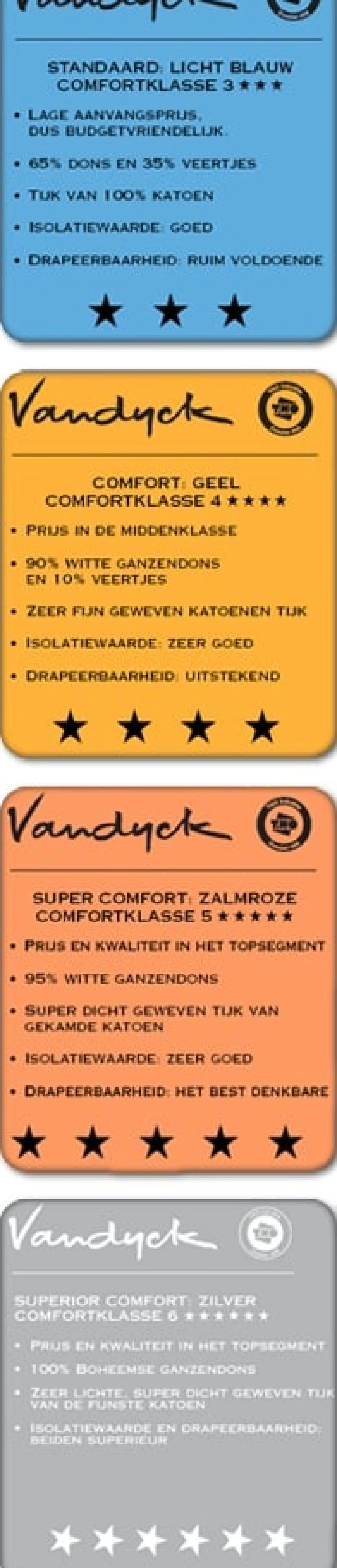 Vandyck Duvet 90% down ASTRO solo (BE001 510)
