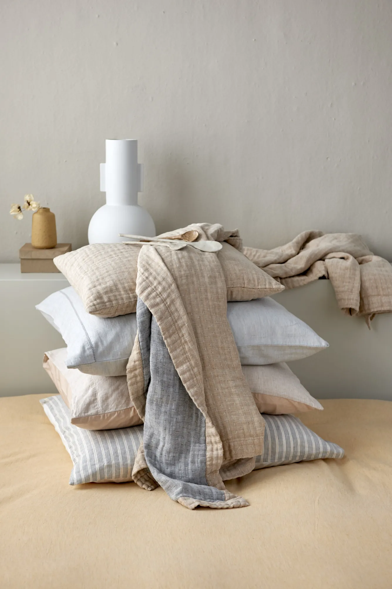 Vandyck Duvet cover PURE 41 Light Honey 200x220 cm (linen / cotton) PRSA20141