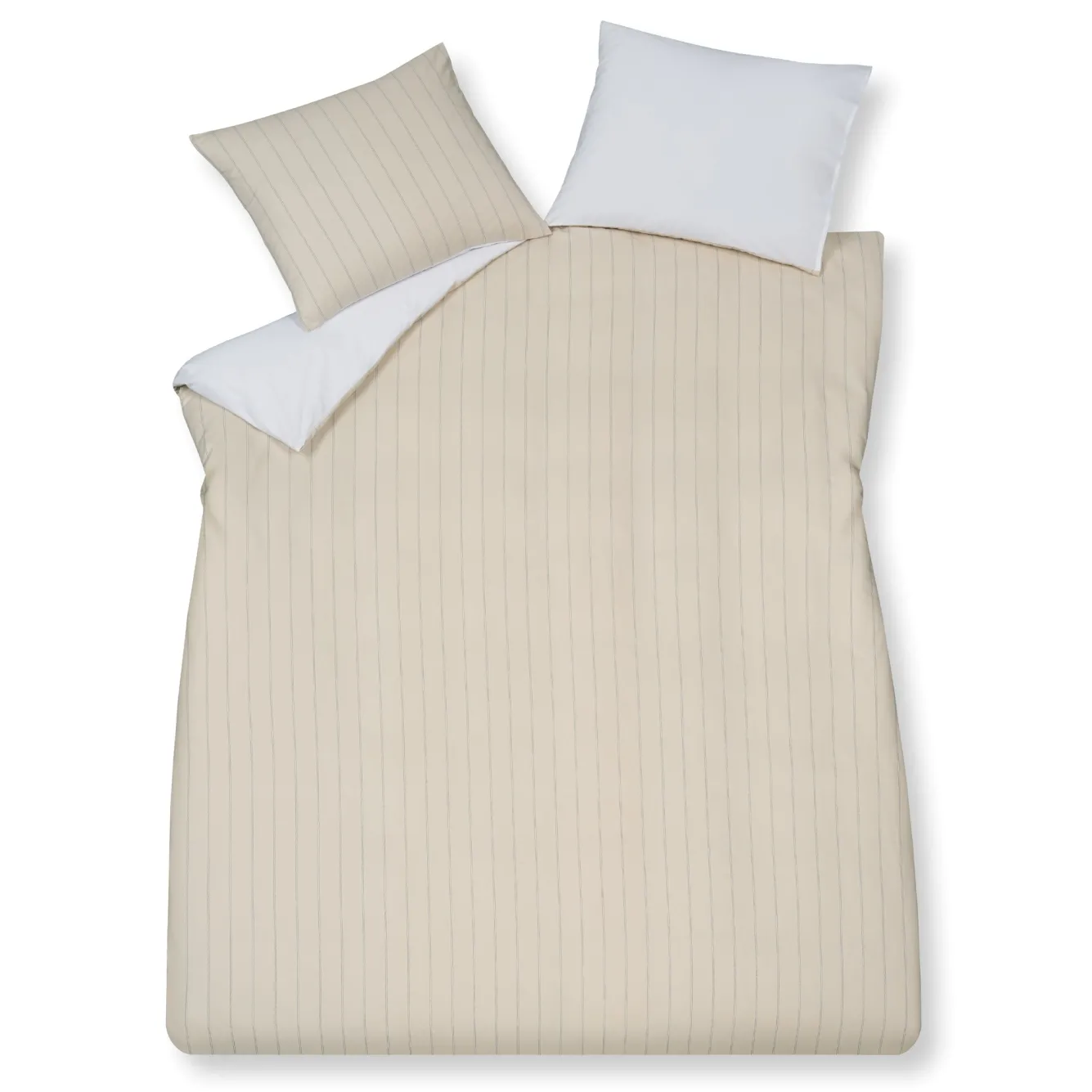 Vandyck Duvet cover HOME Puglia Cream Tan 140x220 cm (percale cotton)