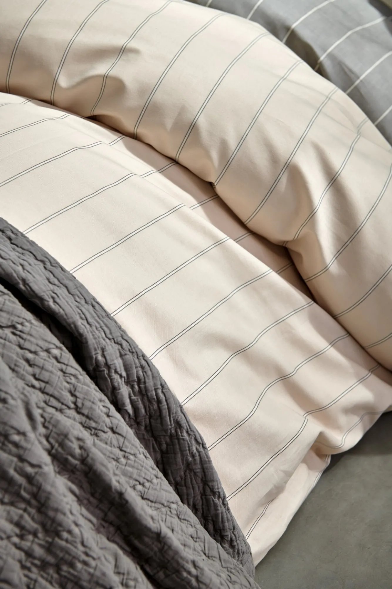Vandyck Duvet cover HOME Puglia Cream Tan 140x220 cm (percale cotton)