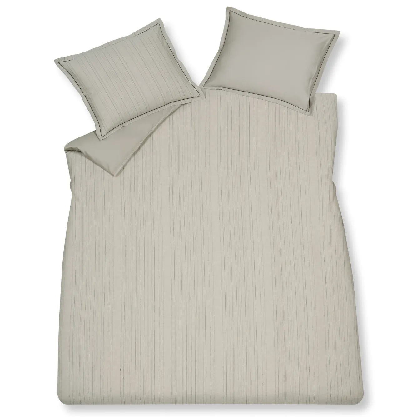Vandyck Duvet cover PURE 72 Coolgrey 200x220 cm (linen/cotton)
